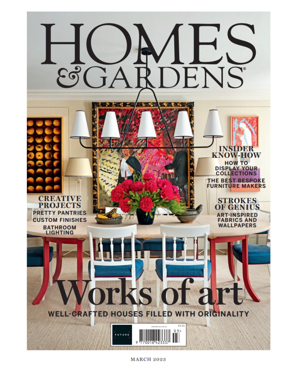 Homes & Gardens March 2023 front cover